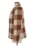 Splendid Plaid Brown Coat Size M - photo 5