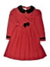 Plum Pudding 100% Rayon Hearts Red Dress Size 6 - photo 1