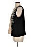 Talbots 100% Silk Black Sleeveless Silk Top Size 12 - photo 5