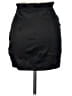 Lux Solid Black Casual Skirt Size L - photo 2