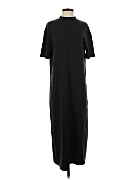 satin dress with long sleeves LaDivine 7475C Plus Size Formal Long Sleeve Satin Dress