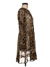 WAYF Animal Print Brown Cocktail Dress Size M - photo 4