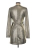 Ever After Metallic Silver Cocktail Dress Size S - photo 2