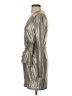 Ever After Metallic Silver Cocktail Dress Size S - photo 5