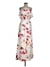 Everly 100% Polyester Floral Ivory Casual Dress Size M - photo 1