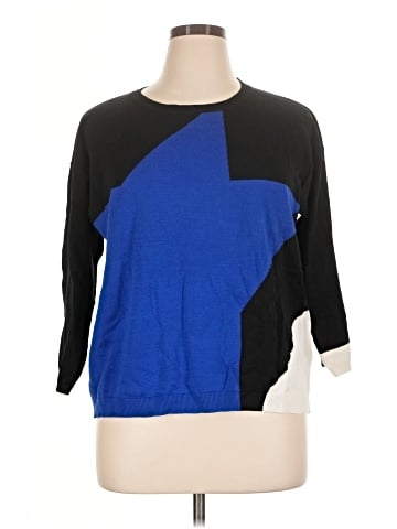 Joan Vass Pullover Sweater (view 1)