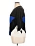 Joan Vass 100% Cotton Color Block Blue Pullover Sweater Size 14 (3) - photo 5