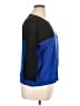 Joan Vass 100% Cotton Color Block Blue Pullover Sweater Size 14 (3) - photo 4