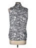 Adiva 100% Polyester Gray Sleeveless Blouse Size L - photo 2