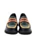 Charlotte Stone Color Block Orange Yellow Flats Size 7 - photo 2