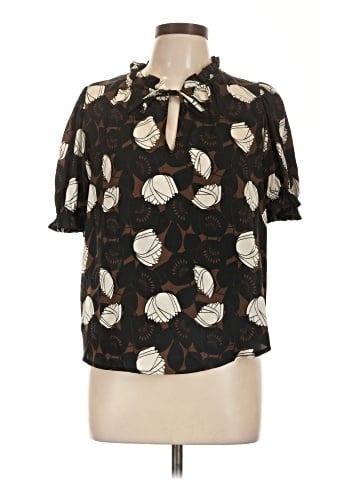 Rose + Olive Short Sleeve Blouse (view 1)