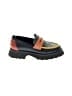 Charlotte Stone Color Block Orange Yellow Flats Size 7 - photo 1
