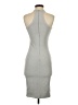 Lux Solid Gray Cocktail Dress Size S - photo 2