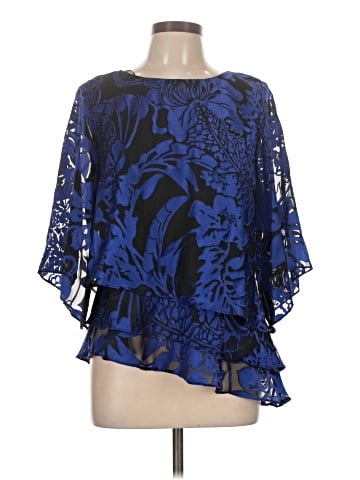 Alex Evenings 3/4 Sleeve Blouse (view 1)