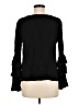Solitaire 100% Rayon Black Long Sleeve Blouse Size M - photo 2