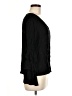 Solitaire 100% Rayon Black Long Sleeve Blouse Size M - photo 4