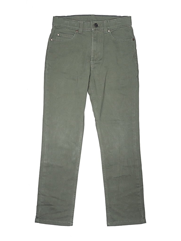 Pre-owned Lands' End Kids' Jeans In Green