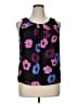 Elle 100% Rayon Black Sleeveless Blouse Size XL - photo 1