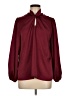 Chenault Burgundy Long Sleeve Blouse Size M - photo 1
