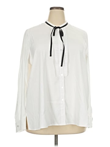 Lane Bryant Long Sleeve Blouse (view 1)