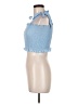 Unbranded Blue Sleeveless Top Size M - photo 5