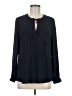 Rebecca Taylor 100% Polyester Blue Long Sleeve Blouse Size 6 - photo 1
