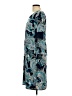 Tacera Paisley Teal Casual Dress Size L - photo 5