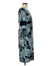 Tacera Paisley Teal Casual Dress Size L - photo 4