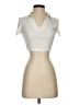 Shein Ivory Short Sleeve Top Size XS - photo 1