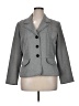 Studio 1 Chevron-herringbone Gray Blazer Size 16 - photo 1