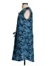CAbi 100% Polyester Paisley Blue Casual Dress Size S - photo 5