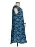 CAbi 100% Polyester Paisley Blue Casual Dress Size S - photo 4