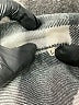 Unbranded 100% Polyester Plaid Gray 3/4 Sleeve Blouse Size L - photo 7