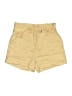Mur Mur Solid Gold Khaki Shorts Size M - photo 1