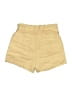 Mur Mur Solid Gold Khaki Shorts Size M - photo 2
