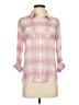Pendleton 100% Rayon Plaid Pink 3/4 Sleeve Blouse Size XS - photo 1
