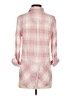 Pendleton 100% Rayon Plaid Pink 3/4 Sleeve Blouse Size XS - photo 2