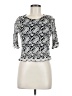 Forever 21 Silver 3/4 Sleeve Top Size M - photo 1