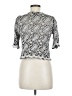 Forever 21 Silver 3/4 Sleeve Top Size M - photo 2