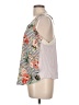 LC Lauren Conrad 100% Polyester Silver Sleeveless Top Size L - photo 5