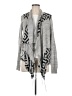 Eyeshadow 100% Acrylic Gray Cardigan Size M - photo 1