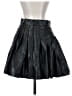 Unbranded 100% Polyester Solid Black Faux Leather Skirt Size S - photo 2