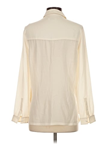 Equipment Long Sleeve Silk Top (view 2)