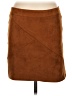 Mango Solid Brown Casual Skirt Size M - photo 1