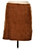 Mango Solid Brown Casual Skirt Size M - photo 2