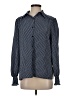 Max Studio Polka Dots Blue Long Sleeve Blouse Size S - photo 1