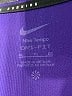 Nike 100% Polyester Purple Active T-Shirt Size XL - photo 7