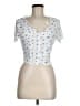Unbranded Ivory White Short Sleeve Top Size M - photo 1