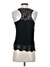 Bordeaux 100% Rayon Black Sleeveless Top Size XS - photo 2