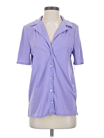Dippin Daisy's Swimwear Short Sleeve Button-Down Shirt (view 1)
